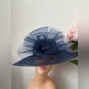 Elegant Navy Blue Women's Hat